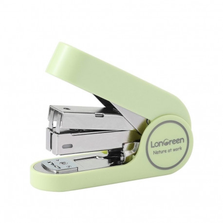 Stapler LonGreen EM416 green up to 25 sheets