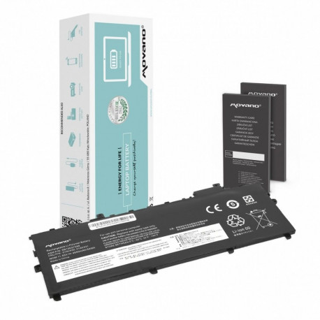 Lenovo aku 01AV430 ThinkPad X1 Carbon 5 6 2017 2018 4650mAh (54Wh)
