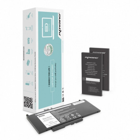 Battery 6MT4T 7V69Y K3JK9 for Dell E5470 E5570 7.6v - 6000 mAh (46 Wh)