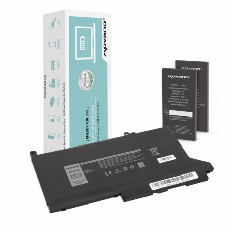 Dell aku DJ1J0 C27RW sobib Latitude 7280 7290 7380 7390 7480 7490 11.4V 3000mAh (34Wh)