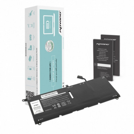 Dell sülearvuti aku XPS 13 9370 9380 DXGH8 G8VCF 5500mAh (41Wh)