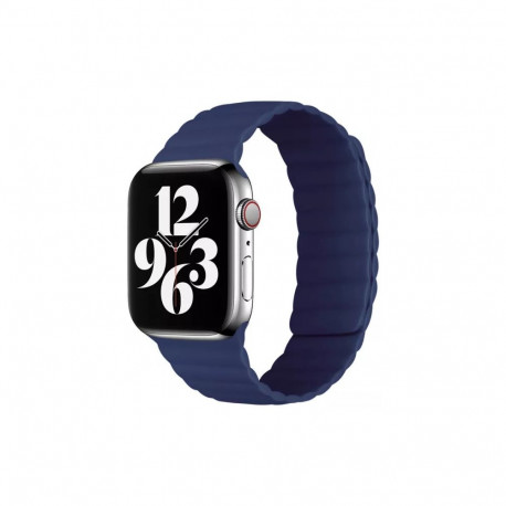 Kellarihm Trendybay Apple Watch 44/45/46/49mm, silikoon magnet sinine