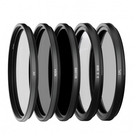 Urth 55mm Landscape Filter Kit Plus+ (UV, CPL, SGND8, ND64, ND1000)