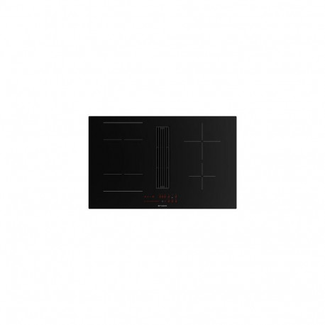 FABER S.p.A. GALILEO LINEAR F830 Black Built-in 83 cm Zone induction hob 4 zone(s) Built-in hood