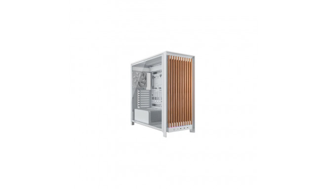 Corsair FRAME 5000D WOOD RS Midi Tower Walnut, White