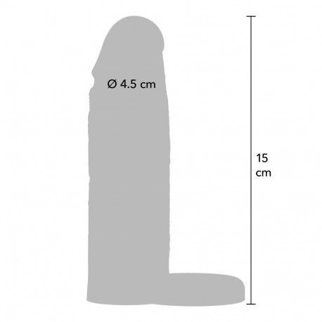 Peniseümbris vedelast silikoonist rõngas 15cm