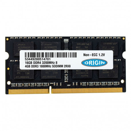 "16GB 3200MHz SODIMM 2RX8 Non-ECC 1.2V, 8 x 2 GB, DDR4, 3200 MHz, 260-pin"