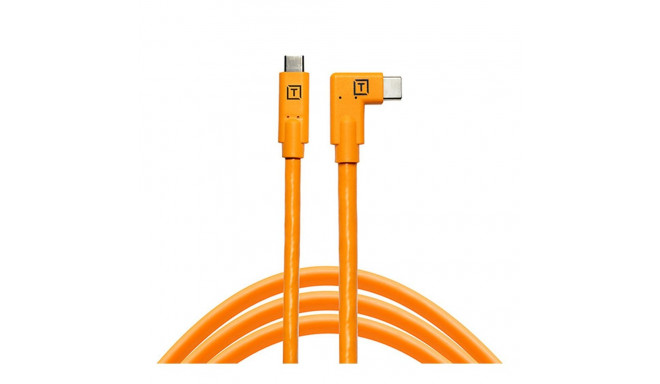 "Tools TetherPro USB-C auf USB-C rechter Winkel orange"