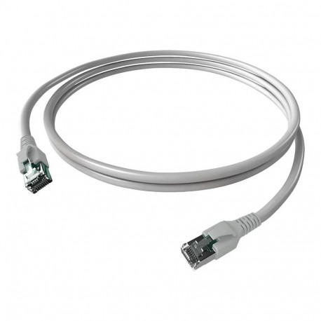 "EASYLAN FlexBoot Patchkabel Kat.6A S/FTP grau 0.5m"