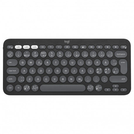 Logitech klaviatuur Pebble Keys 2 K380s, juhtmevaba, Bluetooth LE, QWERTY, põhjamaine (taani/soome/n