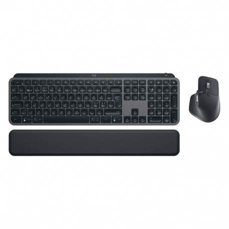 "Logitech MX Keys S Combo Tastatur Maus enthalten Bro Bluetooth Nordisch Graphit"
