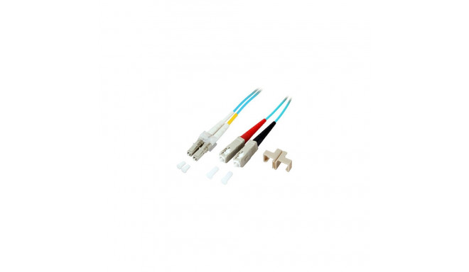 "EFB Duplex Patchkabel LC-SC OM3 20m LSZH 2mm aqua"
