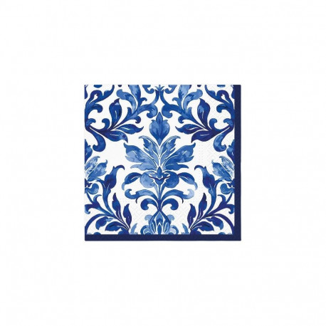 pabersalvrätikud 33X33CM 20PCS ornamendiga, sinine