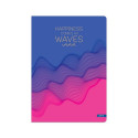 HARD COVER NOTEBOOK A5 WAVES SQUARED