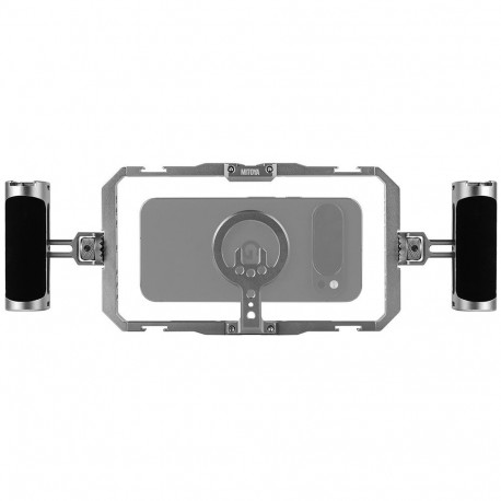 Mobile Phone Accessory - ULANZI Metal Cage for Smartphones, Adjustable Width, Aluminum Frame, Black