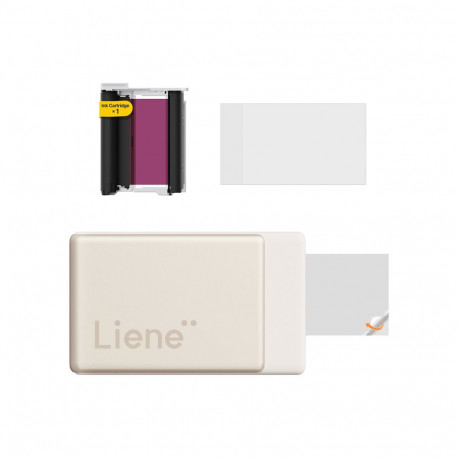 Portable Photo Printer - Liene Pearl N200 Pro 2x3" Self-Adhesive Prints Gold