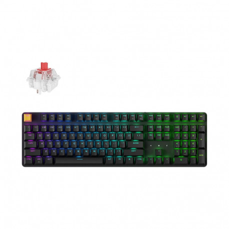 Keyboard - Keychron J5 Wireless Mechanical With RGB Backlighting And Numeric Keypad, Black