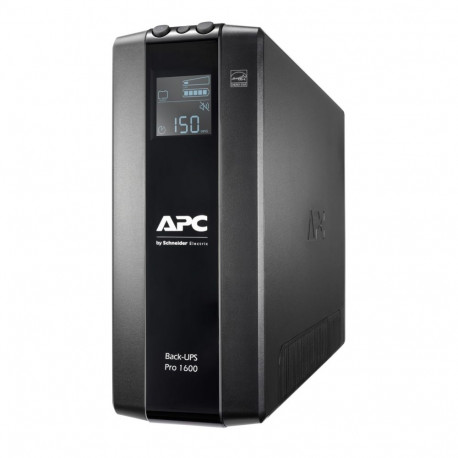 Uninterruptible Power Supply - APC Back UPS Pro BR 1600VA, 8 Outlets, AVR, LCD Interface, Black