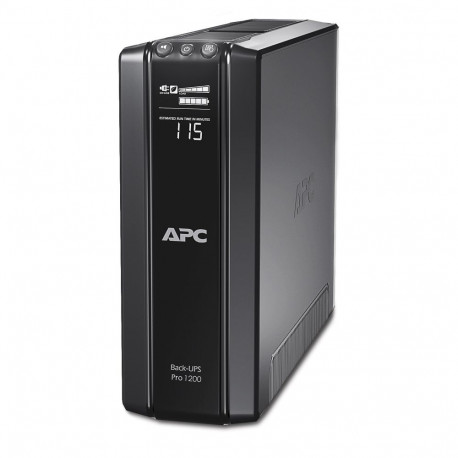 Uninterruptible Power Supply - APC Power-Saving Back-UPS Pro 1200, 1.2 kVA, 720 W, Black