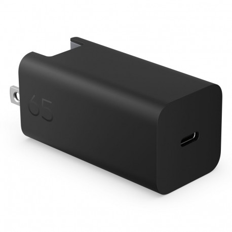 Laptop Charger - HP 65W USB-C GaN AC Wall Power Adapter 0–35°C Black