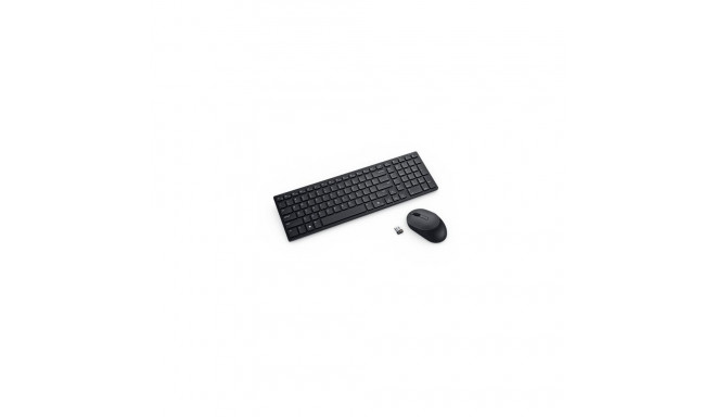 Keyboard and Mouse Set - Dell KM555 Wireless, Bluetooth, Full-Size Layout, Black
