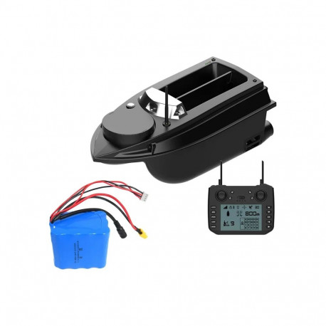 Fishing Equipment - Flytec V030 Bait Boat With GPS, 3 Kg Bait Capacity, 20,000 mAh Battery - Black