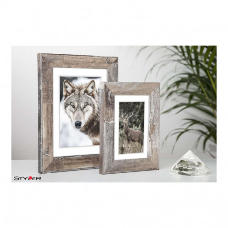Frame - Styler Bergen 30x40 cm Picture Frame 29 mm Old Wood Finish