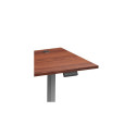 Adjustable Height Table Up Up Bjorn II Gray, Table top M Dark Walnut