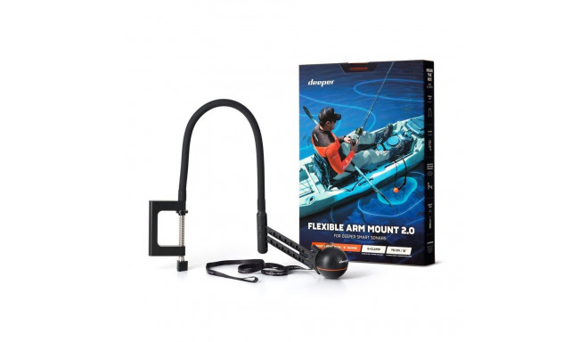 Deeper Flexible Arm Mount 2.0 Black, Sonar mount
