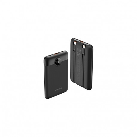 Veger C11 (W1170) Mini Power Bank 10000mAh, 22.5W PD, Black