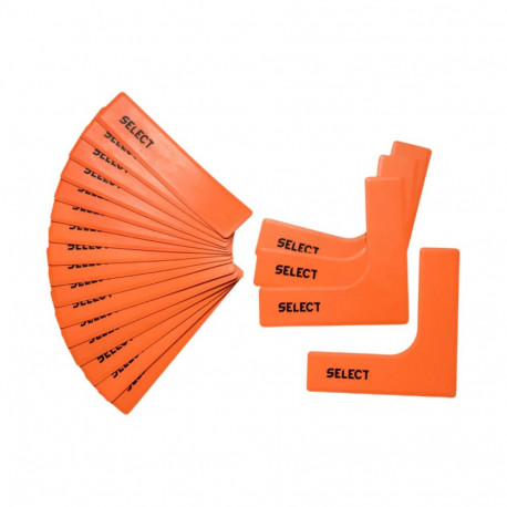 Select lamedad väljamärgid 17188 16tk 4 nurgaga, oranžid