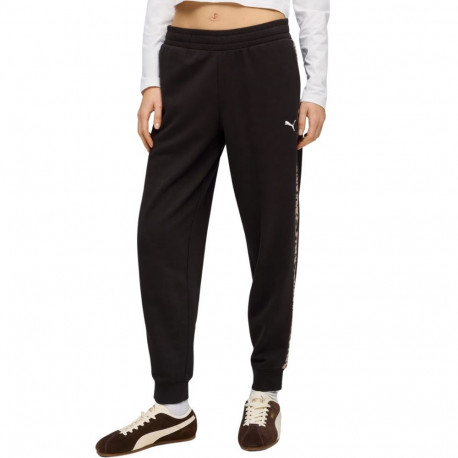 Puma naiste püksid ESS Graphic Animal Comfort 692464 01, must