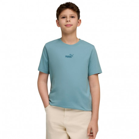 Koszulka dla dzieci Puma ESS Small No.1 Logo Centered Tee niebieska 692975 47
