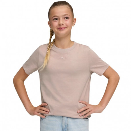 Koszulka dla dzieci Puma ESS Centered Cat Logo Tee różowa 692972 89