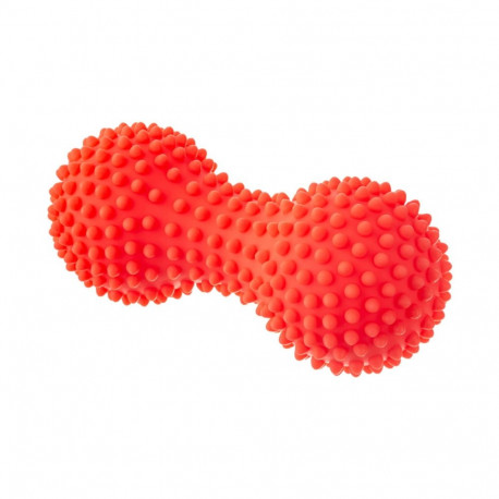 Tullo nupuline massaaži- ja rehabilitatsioonirull duoball REF864 15,5cm, punane