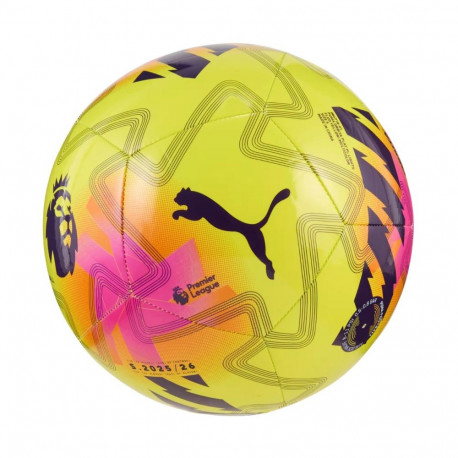Puma jalgpall Orbita Play Premier League Lights 84718 01, kollane-roosa