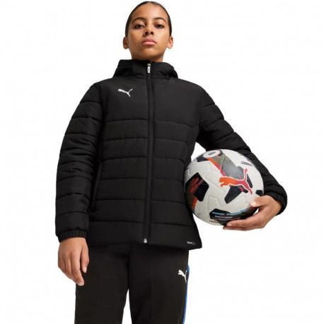Kurtka dla dzieci Puma Team Additions Padded Hooded czarna 659738 03