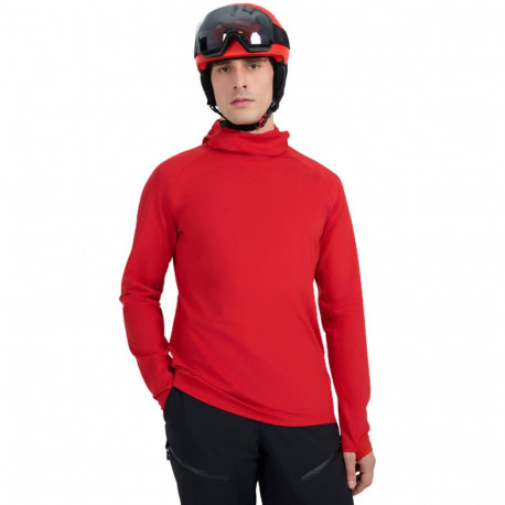 Bluza termoaktywna męska 4F M100 ciemna czerwień 4FWAW25UBRUM100 61S