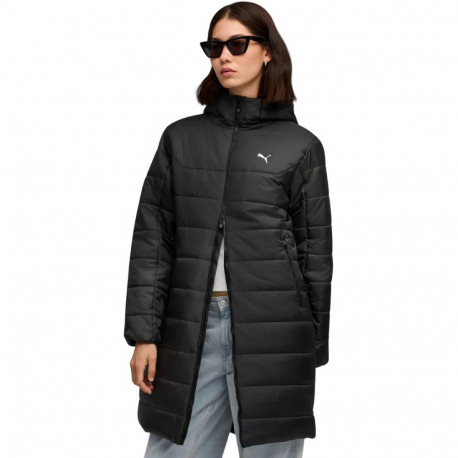 Puma naiste parka 685232 01 ESS kapuutsiga polsterdatud, must
