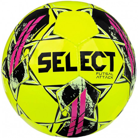Select futsal-pall Attack v22 17623, kollane-roosa