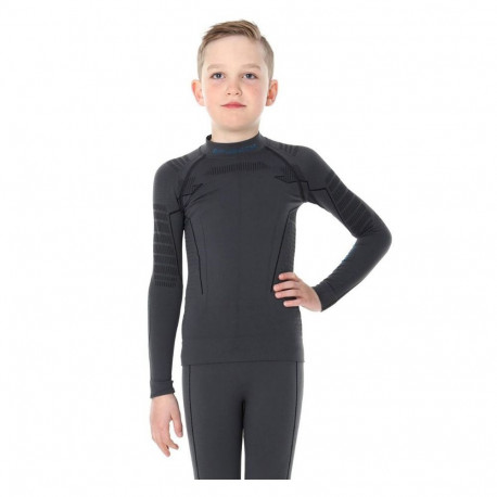 Bluza termoaktywna dla dzieci Brubeck Thermo grafitowa LS13640