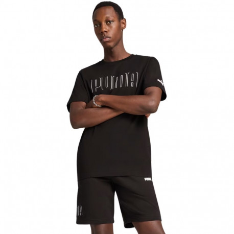 Puma meeste t-särk Sport Graphic Tee 684617 01, must