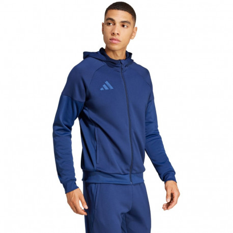 Adidas meeste kapuutsiga pusa Tiro 25 Full-Zip JC5131, tumesinine