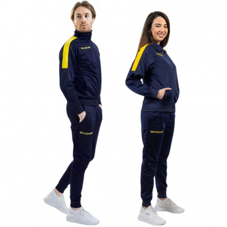 Givova dress Tuta Revolution TR033 0407, tumesinine-kollane