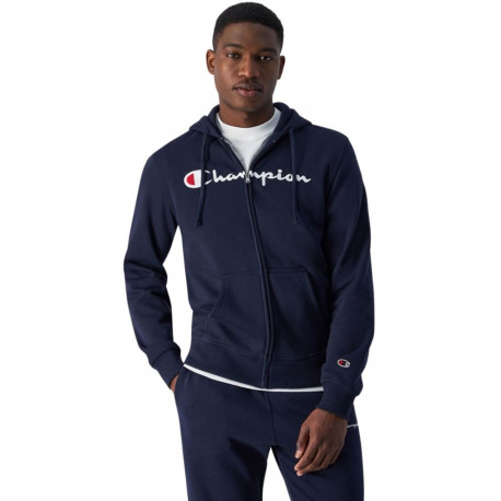 Champion meeste pusa Full Zip Hoodie 220255 BS501, tumesinine