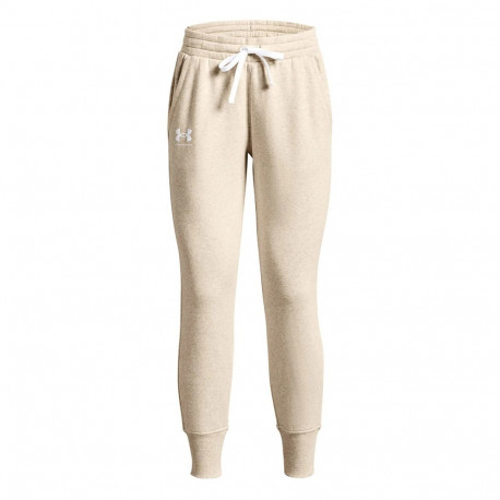 Under Armour naiste püksid Rival Fleece 1356416 783, kreemjad