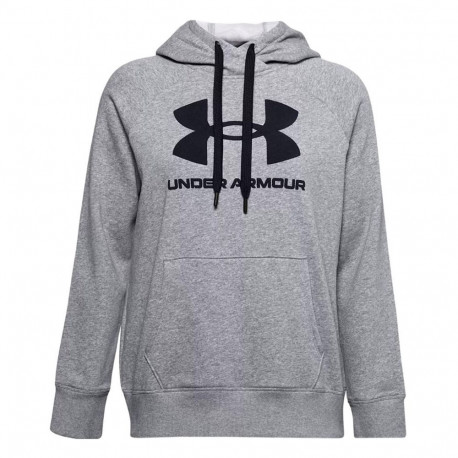 Bluza damska Under Armour Rival Fleece Logo Hoodie szara 1356318 035