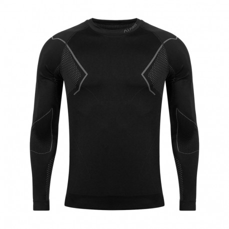 Bluza termoaktywna męska Alpinus Active Base Layer czarno-szara GT43189