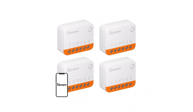 SONOFF MINIR4 (Extreme) Switch, 4-Pack