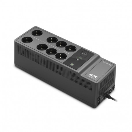 Uninterruptible Power Supply - APC Back-UPS 650VA 400W 8 AC Outlets USB Black